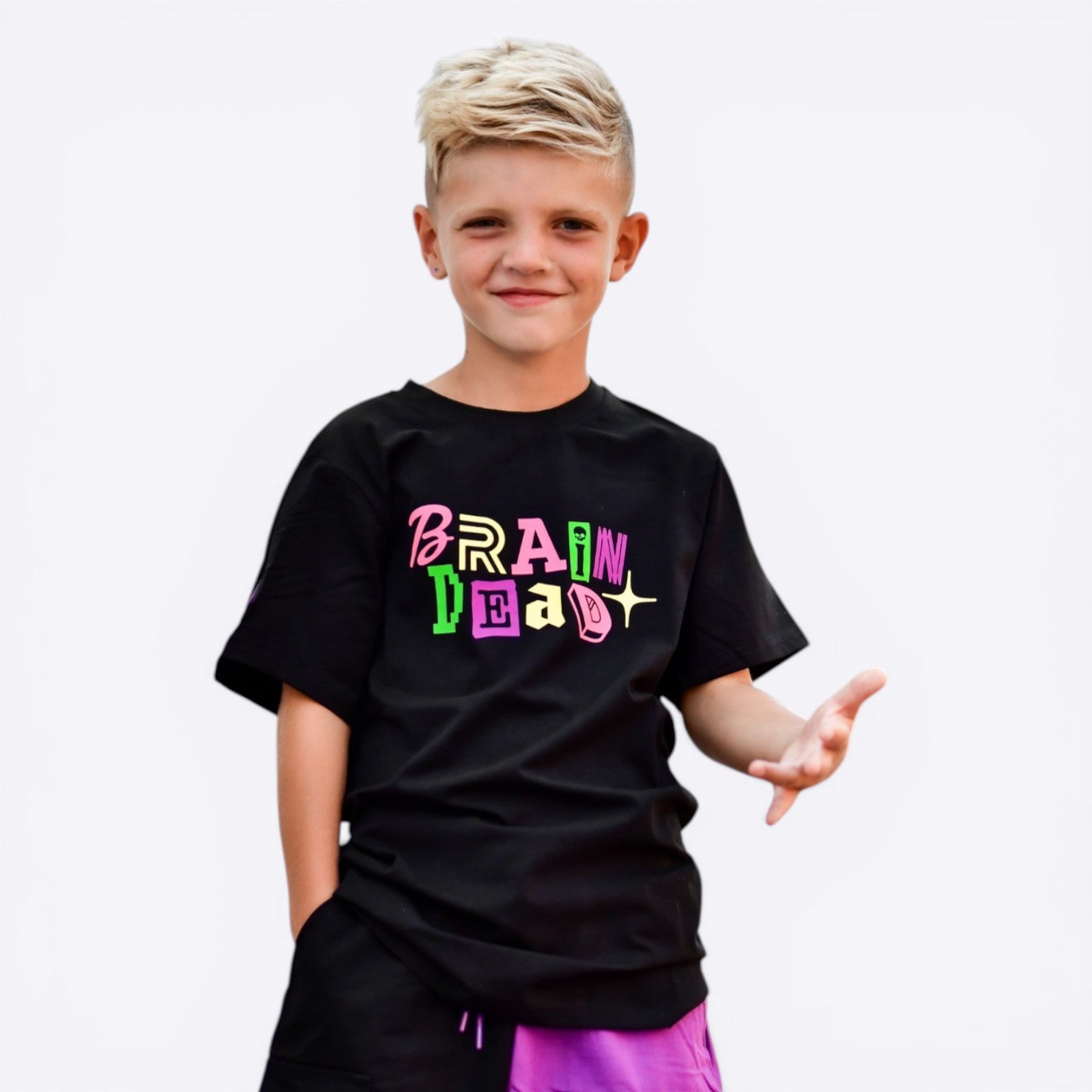 FirstGrade - BRAIN DEAD, Sort T-shirt