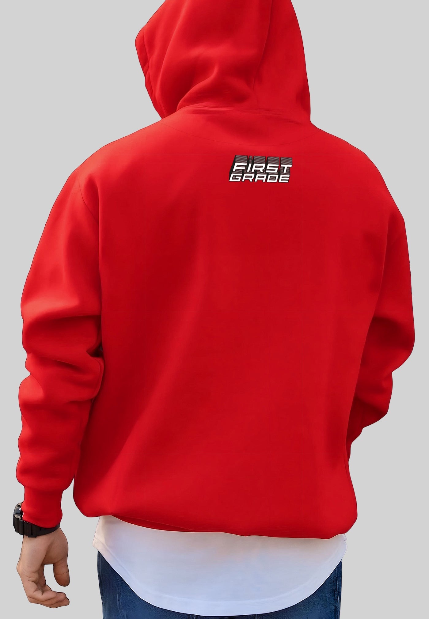 FirstGrade Anime Hoodie red