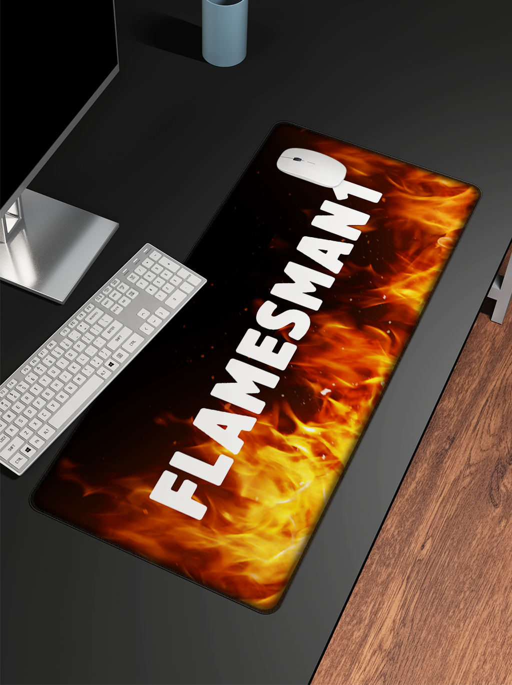 Flamesman1 Fire - Mousepad (40x88cm)