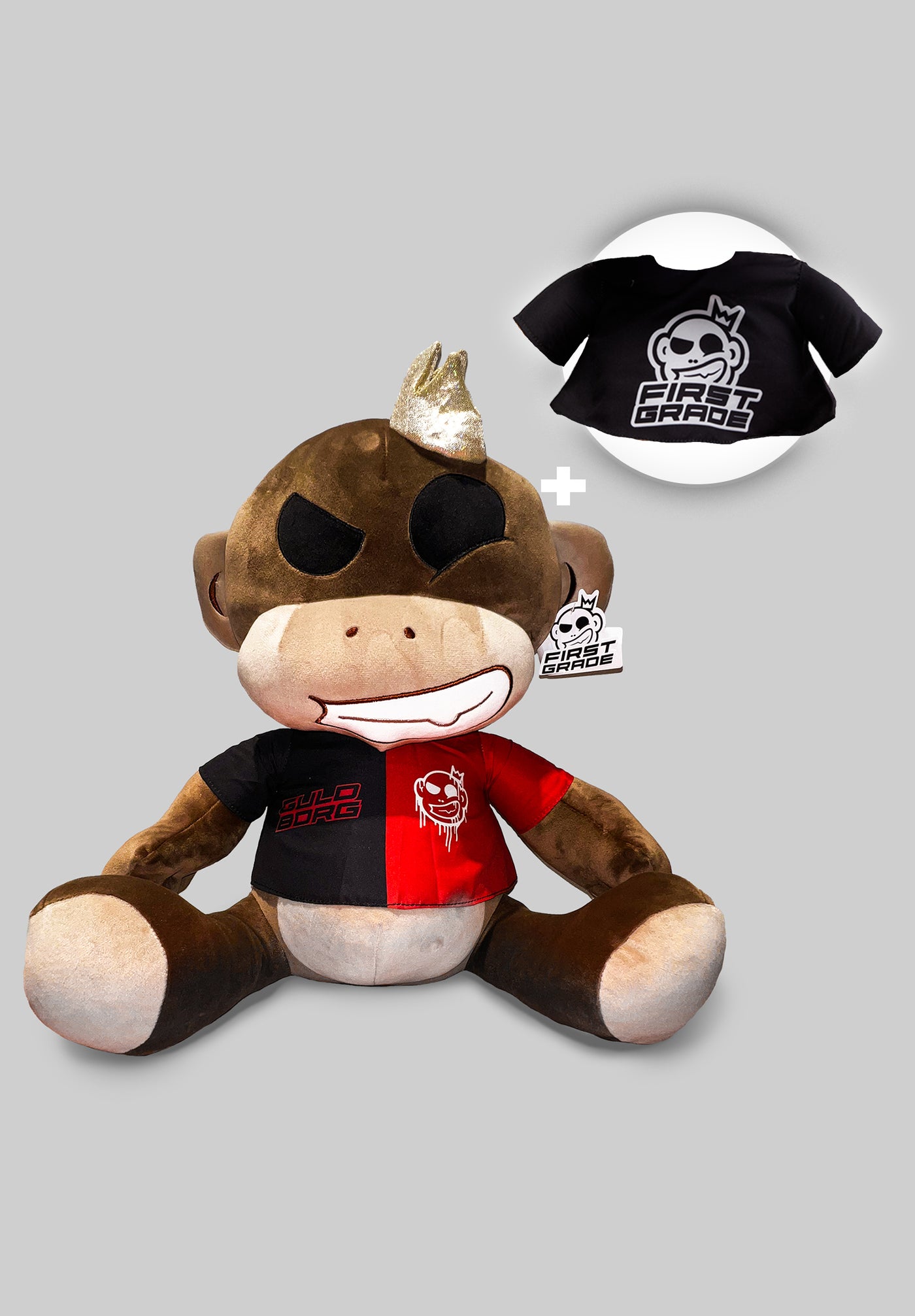 "Monkey" Bamse + GULDBORG t-shirt