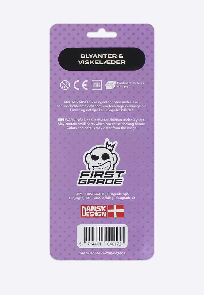 Jas & Mika Dreams Blyanter og Viskelæder