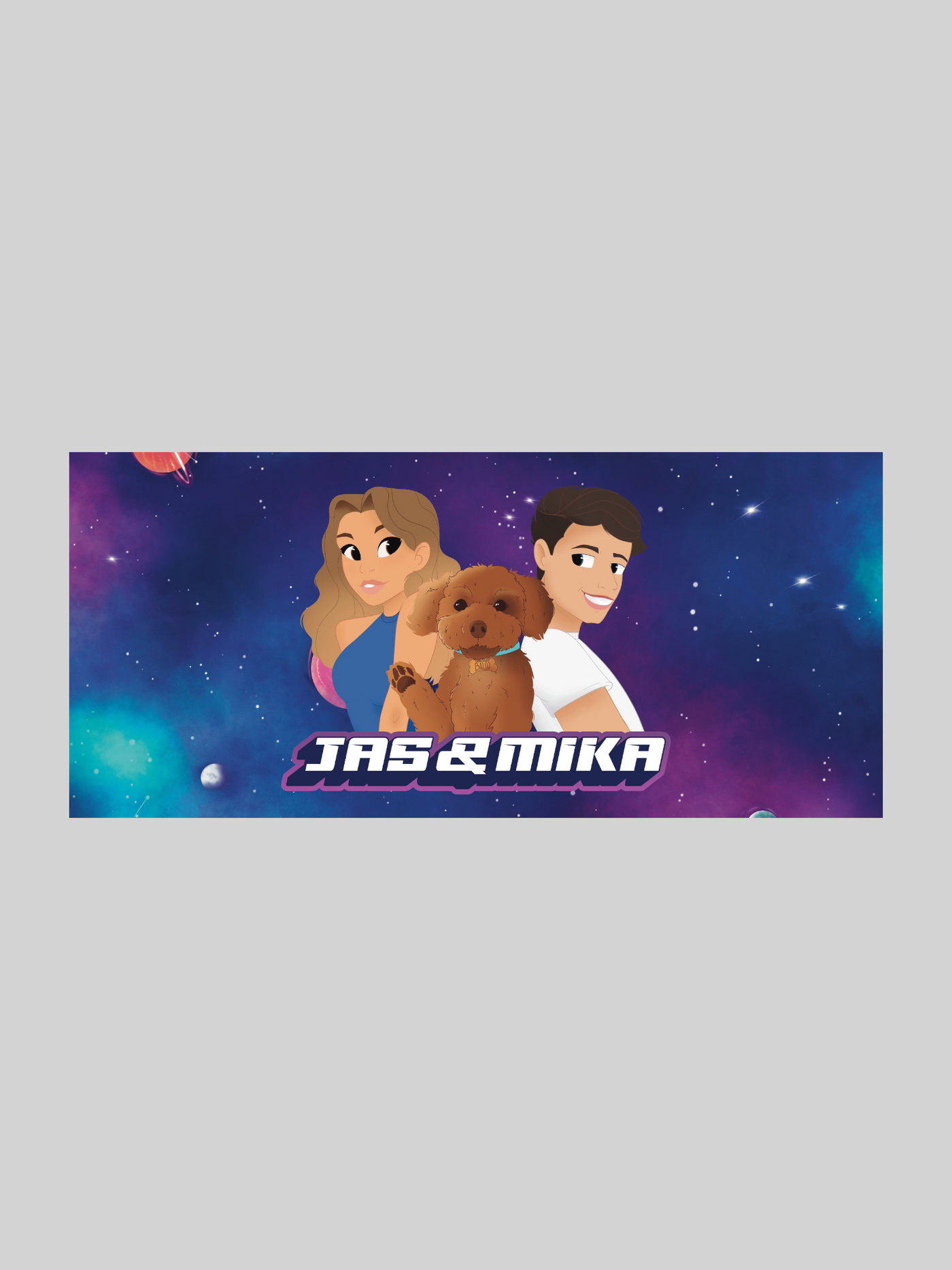 Jas & Mika Space - Musemåtte (40x88cm)