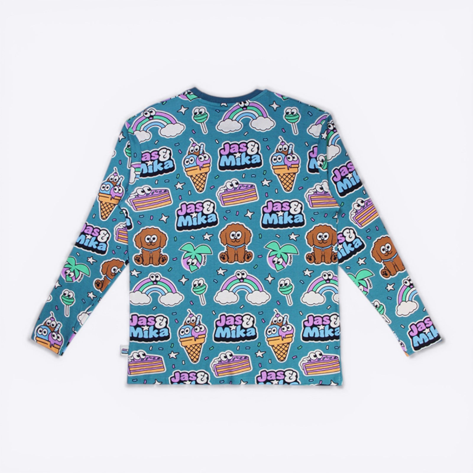 Jas & Mika "Dreams" Pyjamas Sæt - Blå (2 Dele, Trøje og Bukser)