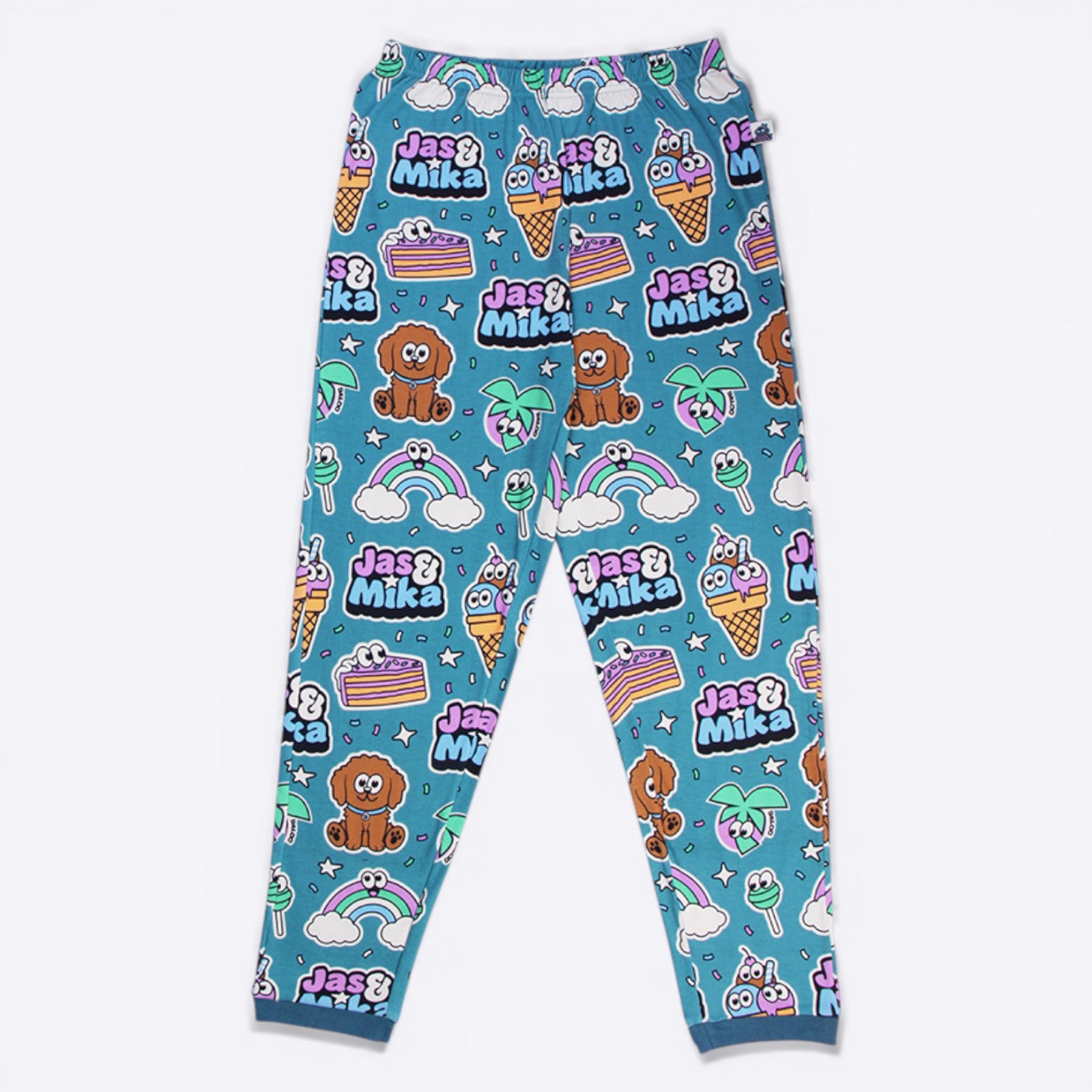 Jas & Mika "Dreams" Pyjamas Sæt - Blå (2 Dele, Trøje og Bukser)