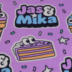 Jas & Mika "Dreams" Pyjamas Sæt - Lilla (2 Dele, Trøje og Bukser)