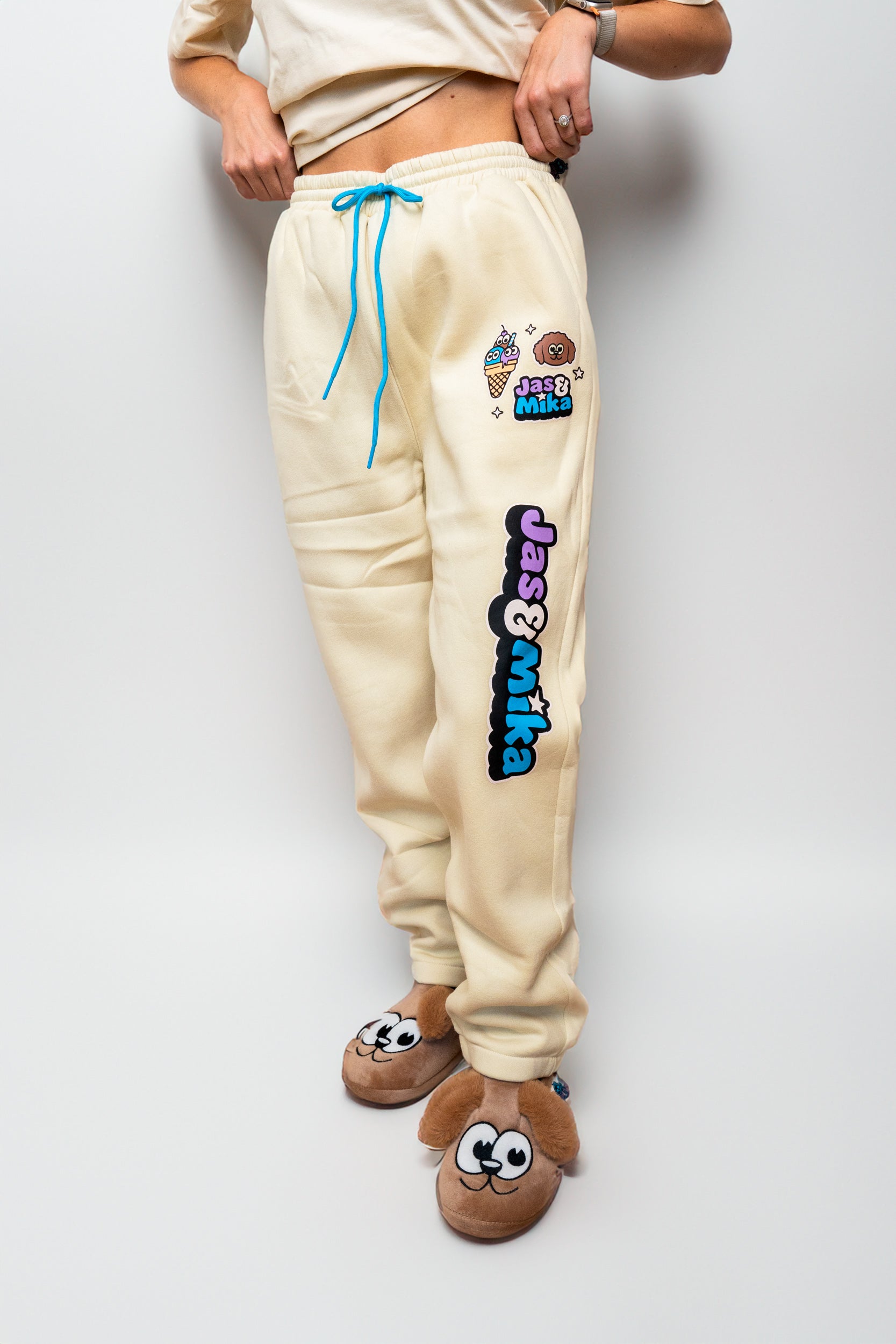 Jas & Mika "Imagine" Bukser/Sweatpants Beige