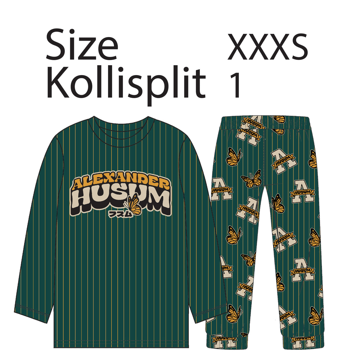 University Pyjamas Mix