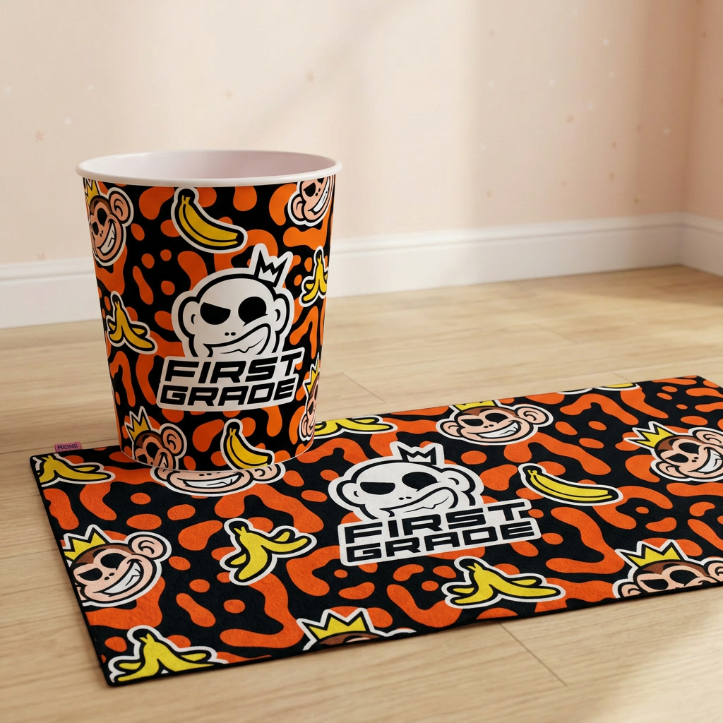 Monkey Papirkurv & Gulvtæppe