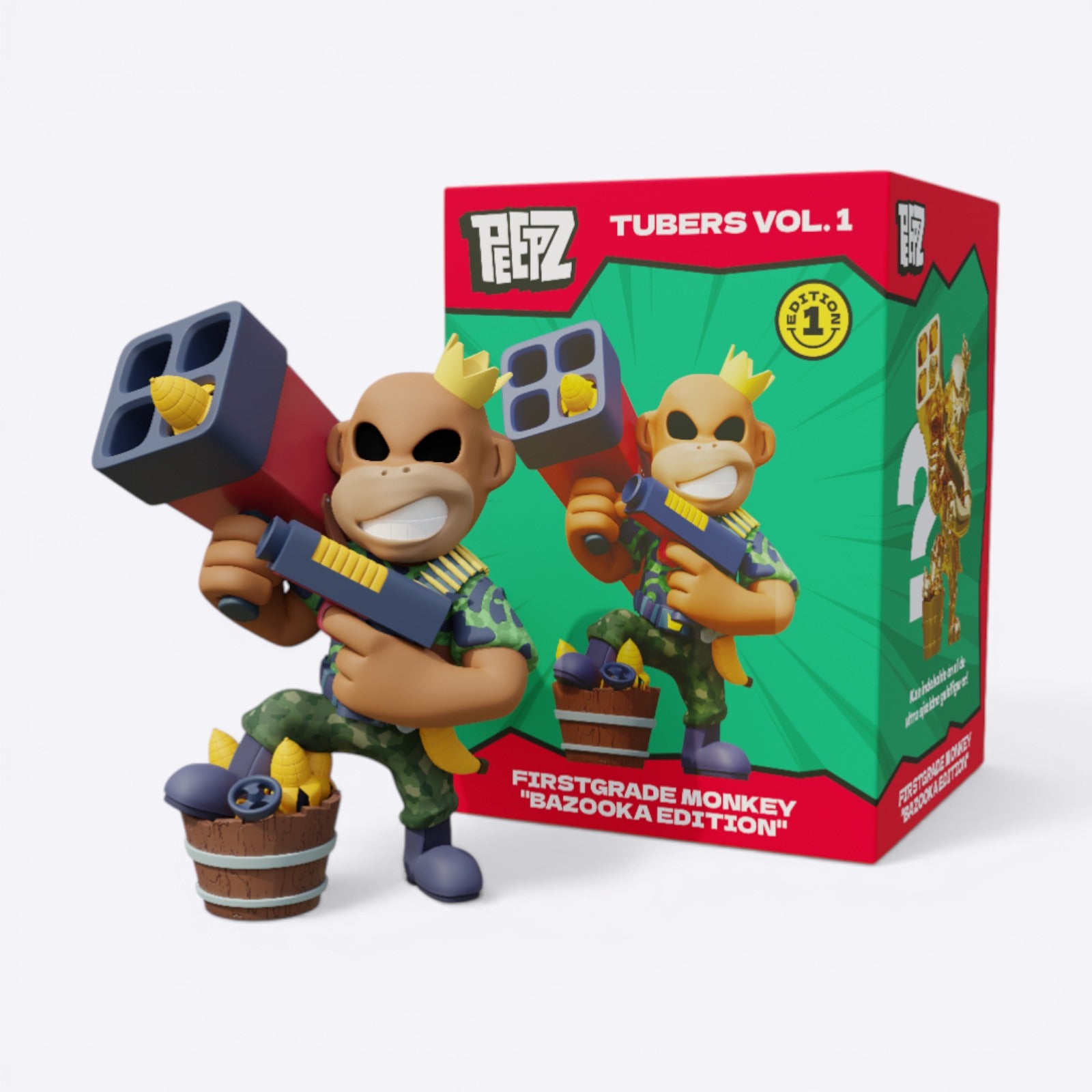 PEEPZ - FirstGrade Monkey "Bazooka Edition" (1st Ed.)