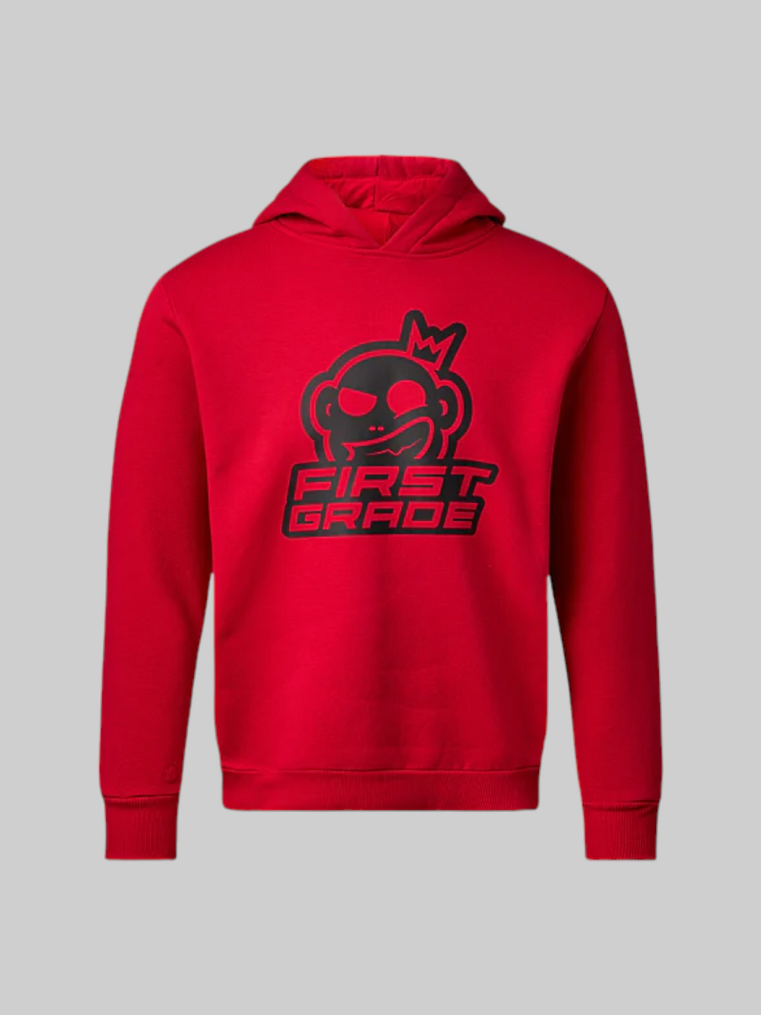 FirstGrade - CLUB / LOGO - Rød hoodie