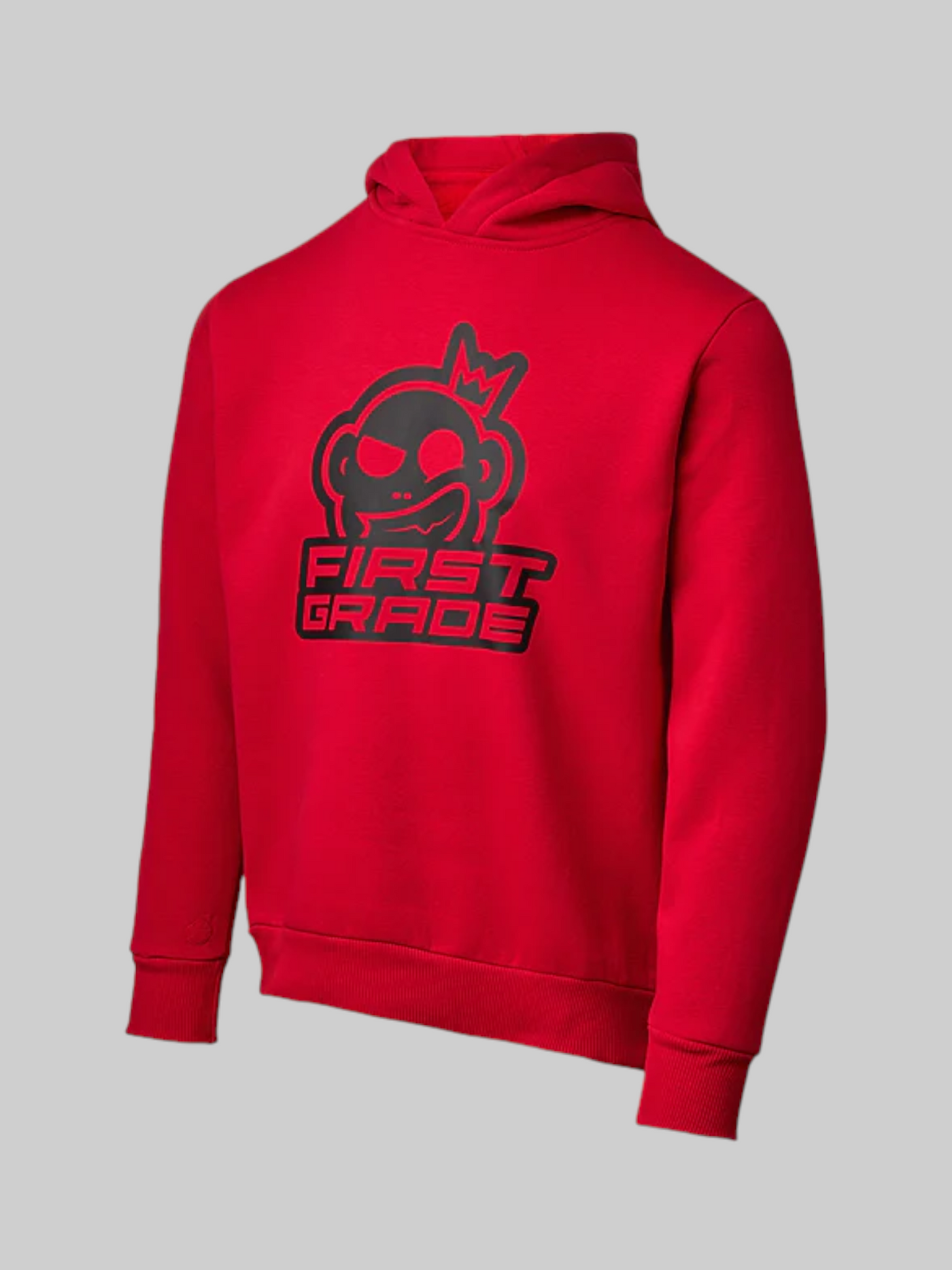 FirstGrade - CLUB / LOGO - Rød hoodie