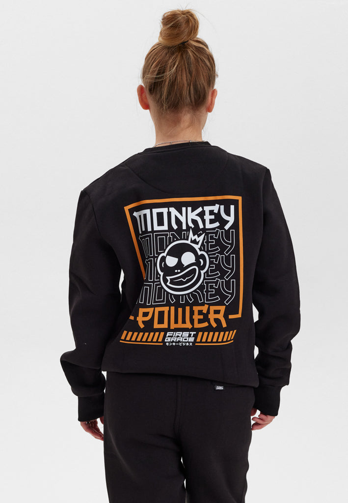 FG Monkey Power Crewneck - Sort