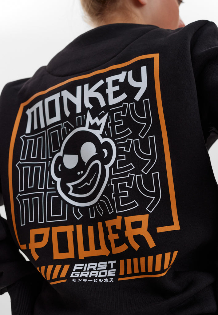 FG Monkey Power Crewneck - Sort