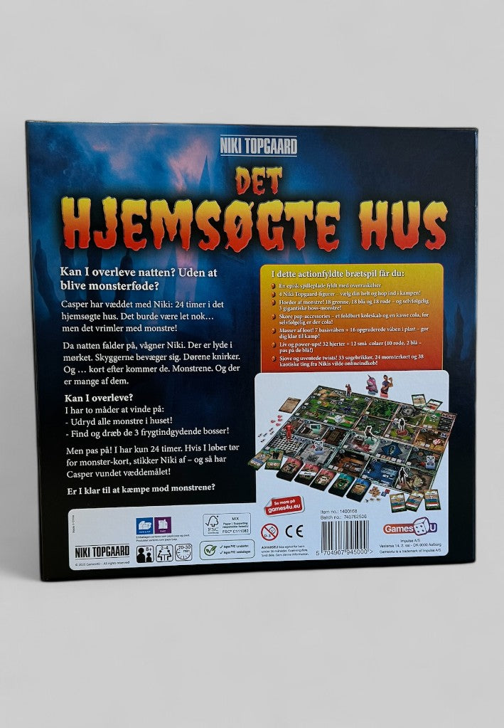 Niki Topgaard Brætspil: "Det hjemsøgte hus"