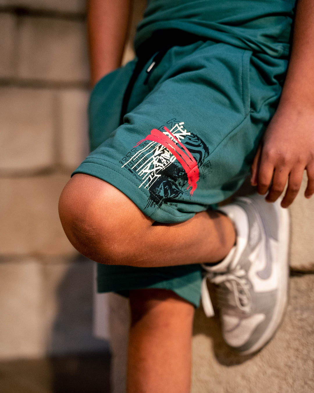 FirstGrade "GRAFFITI" Shorts - Dragons Green