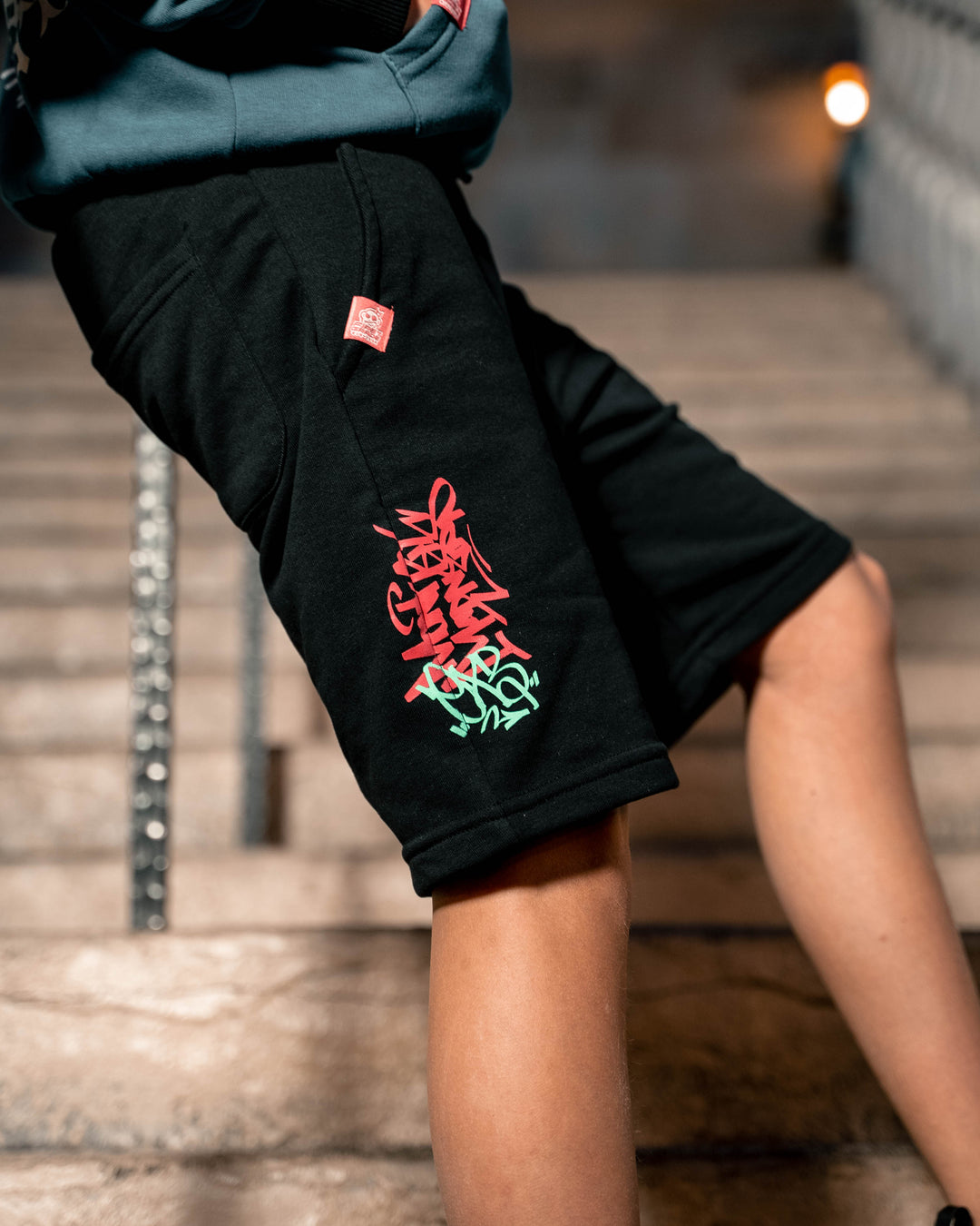 FirstGrade "GRAFFITI" Shorts - Black