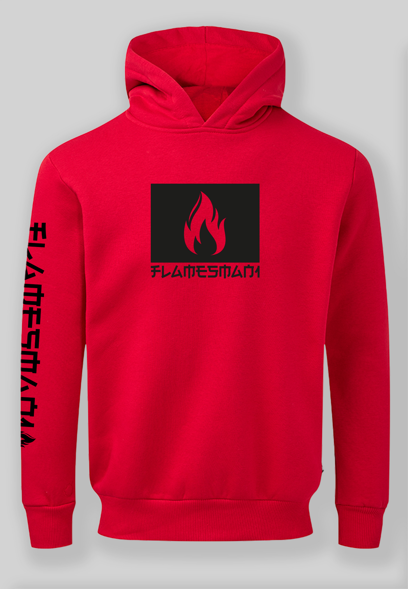 Flamesman1 - Fire 2.0 / Rød Hoodie