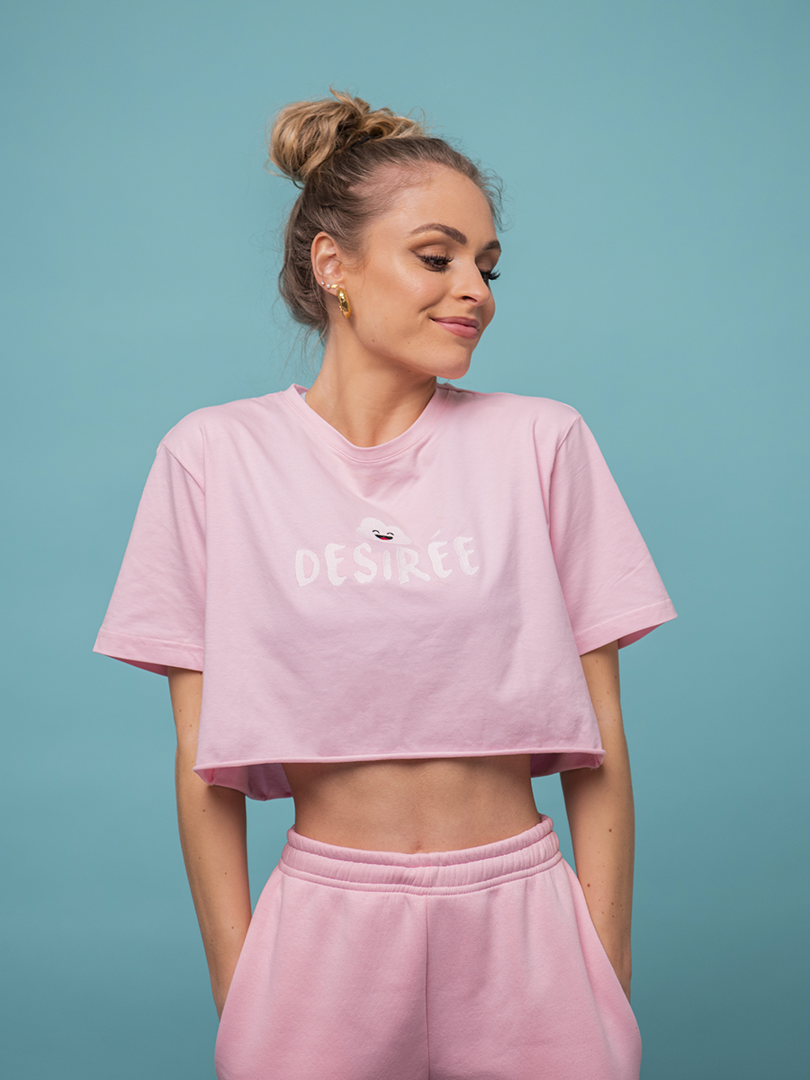 Pink Dream Cropped Tee