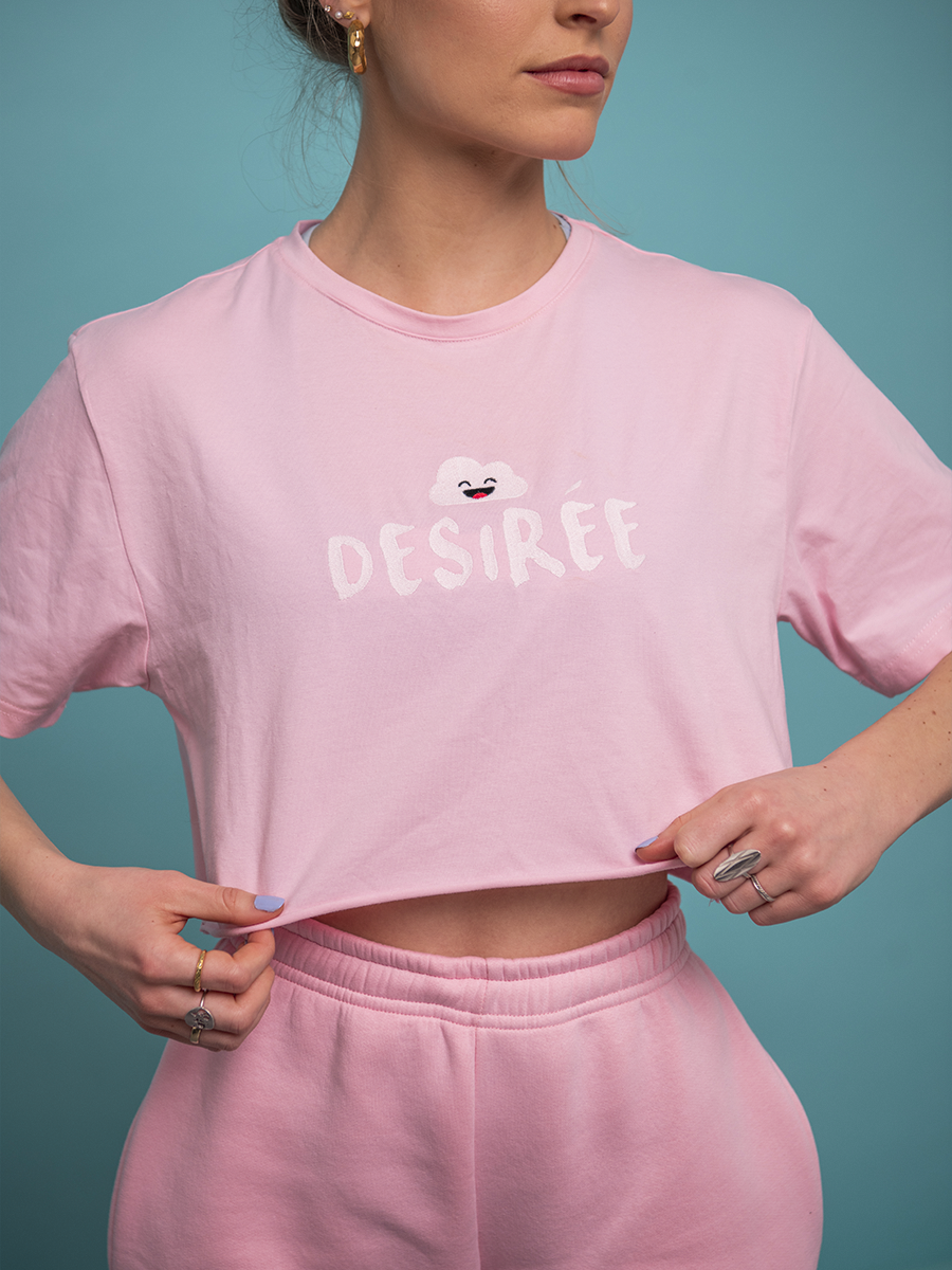 Pink Dream Cropped Tee