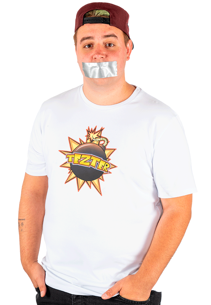 GULDBORG - TEZTER / Hvid tee