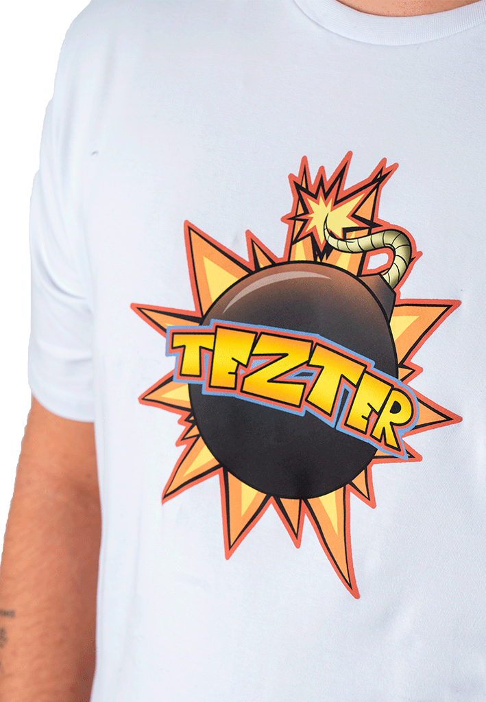 GULDBORG - TEZTER / Hvid tee