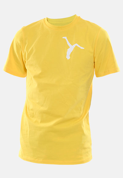 Tidzlinjen "Backflip BADGE" - Gul tee