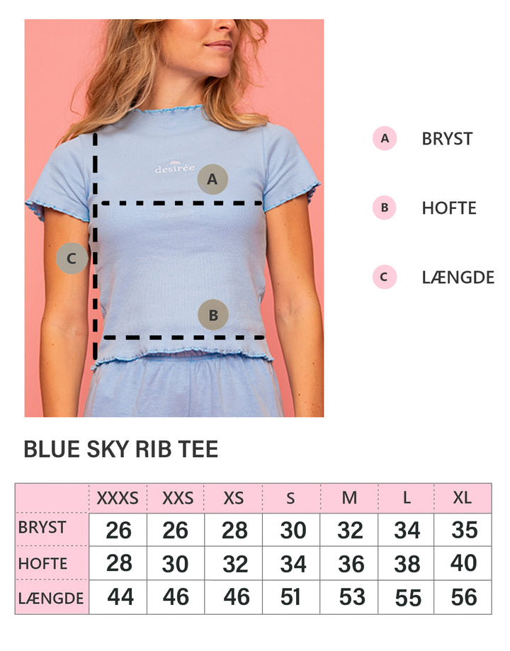 Blue Sky Rib Tee