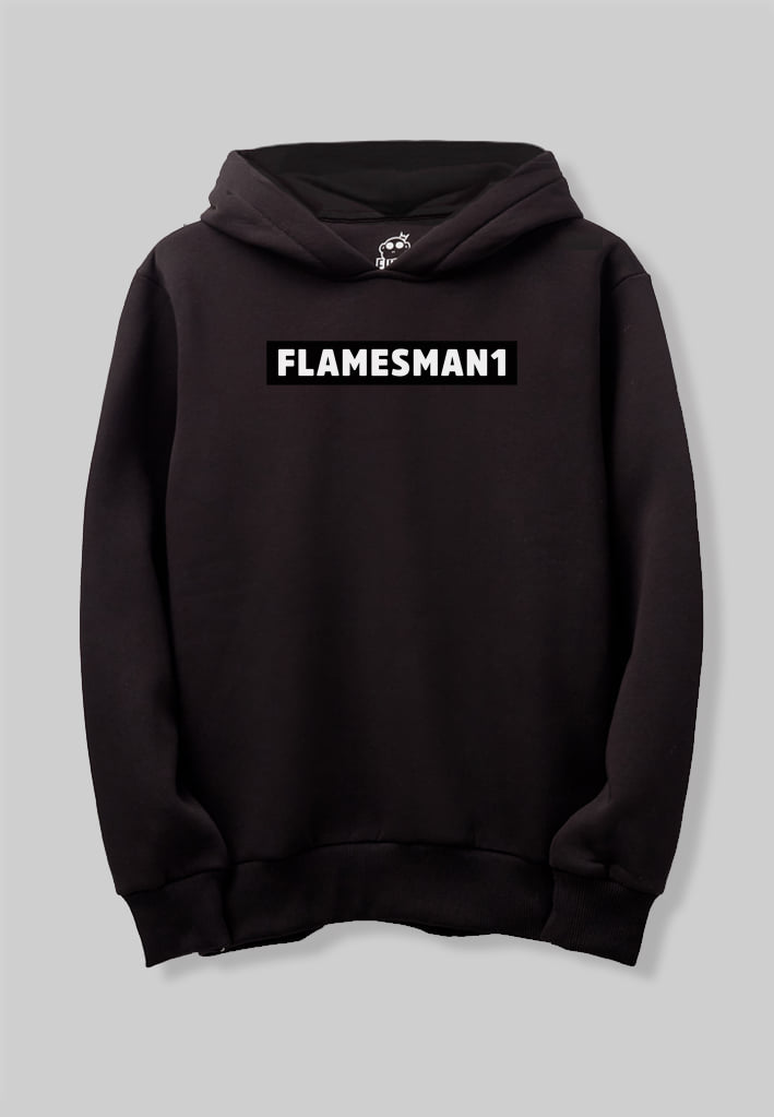 BLACK ON BLACK Hoodie *Limited Edition* - Flamesman1
