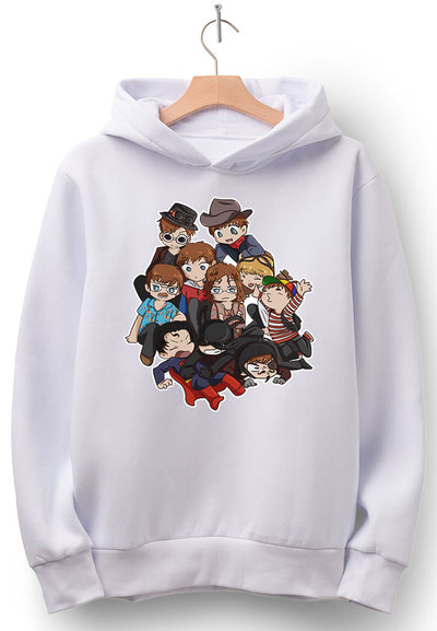 Flamesman1 - CHIBI Hoodie / sort