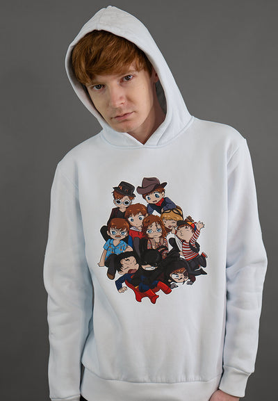 Flamesman1 - CHIBI Hoodie / sort