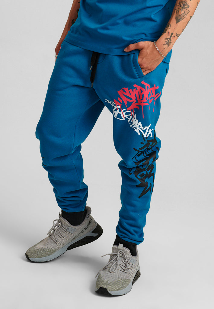 FirstGrade "GRAFFITI" Trousers - Azure Blue