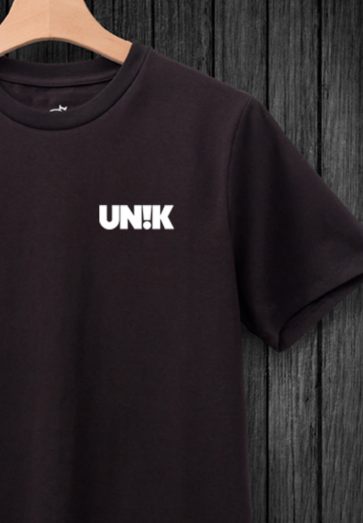 UN!K Tee - Sort m. hvid print